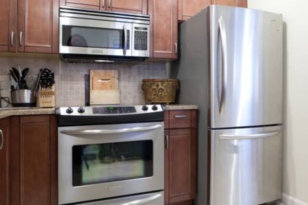 Stainless steel appliances
