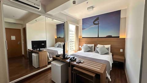 LOVELY FLAT WITH LEISURE AND FULL SERVICES.