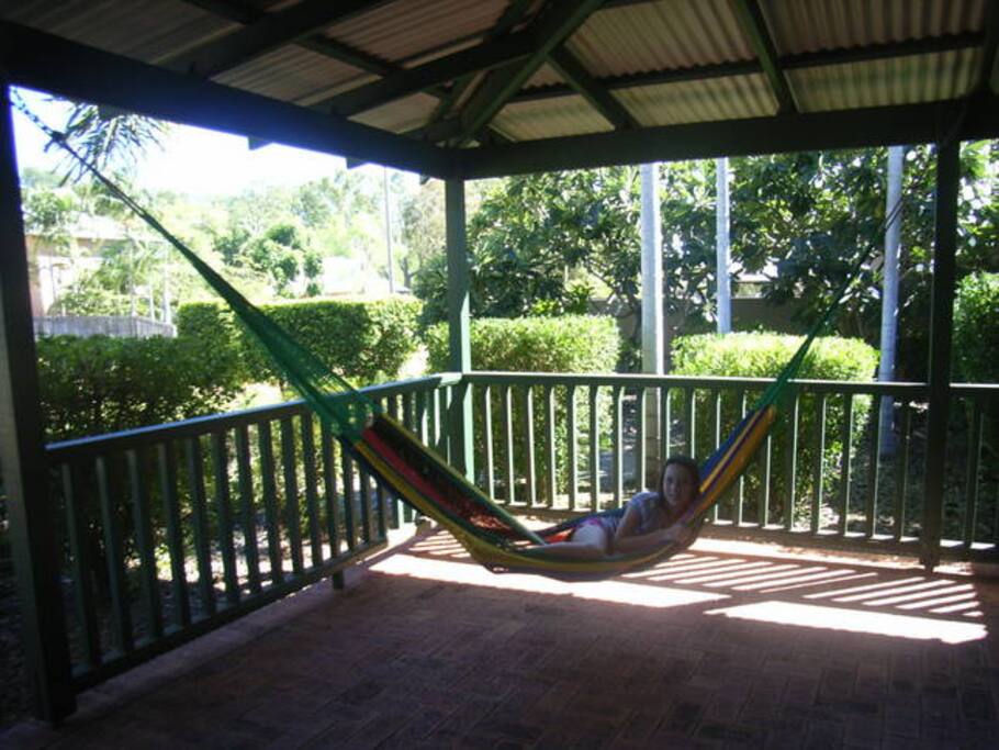 The front verandah