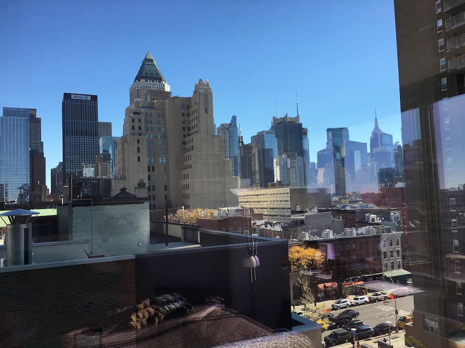 A view from the apartment window