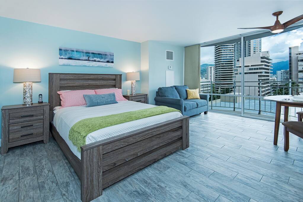 Beautiful porcelain tile floors...