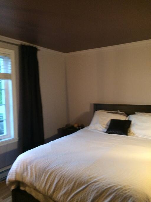 Chambre principale grande et aérée