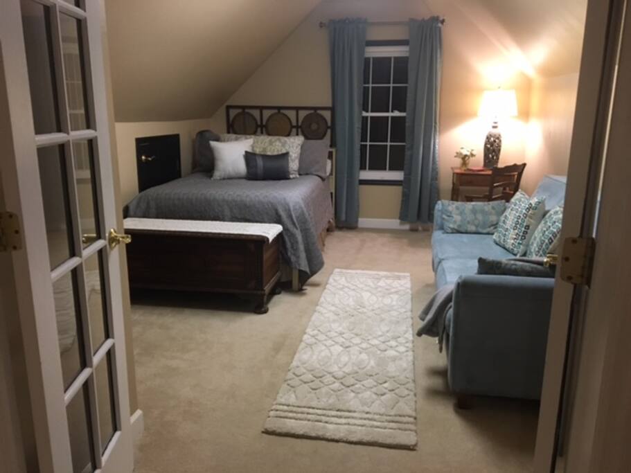 Comfortable Double Bed and plenty of private space
