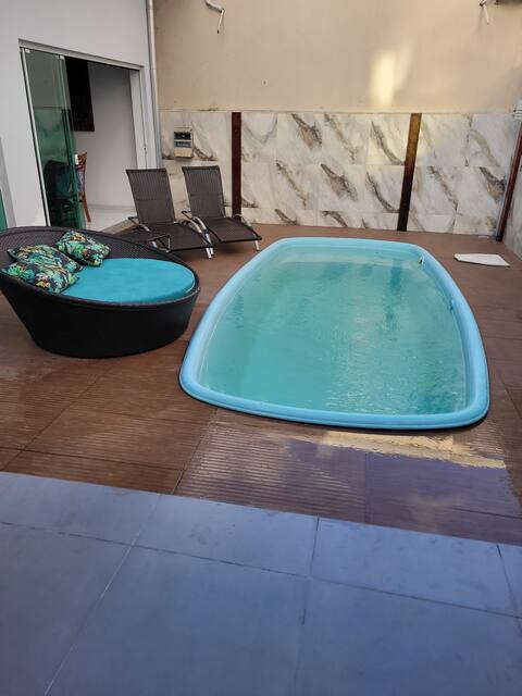 Large house with pool and pool 100mts from the beach