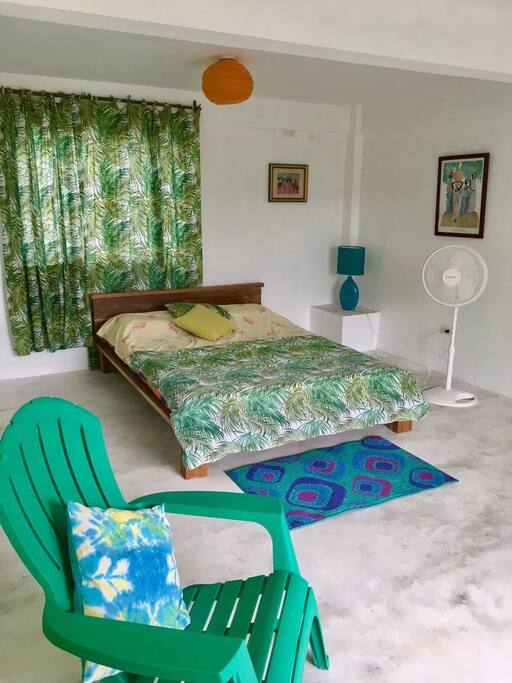 Green room in main house