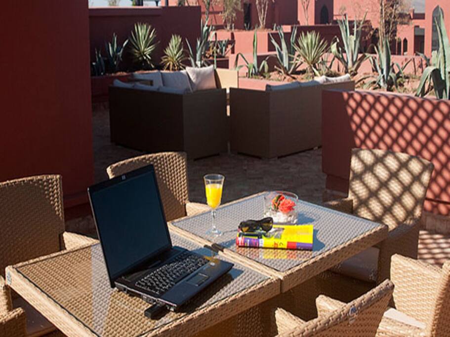 Terrasse commune