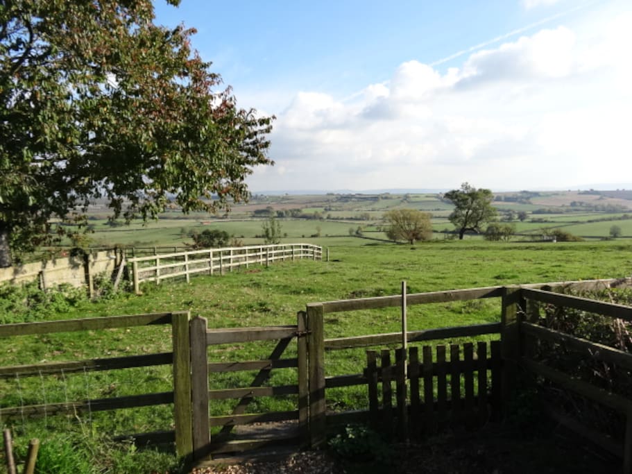 day time view from garden gate