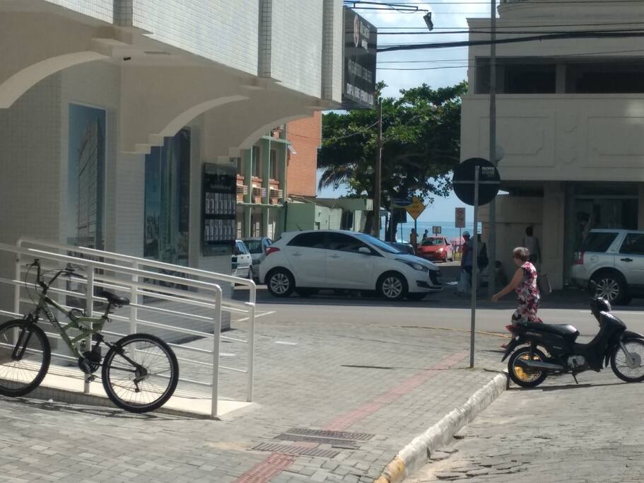 Visão na frente do edificio