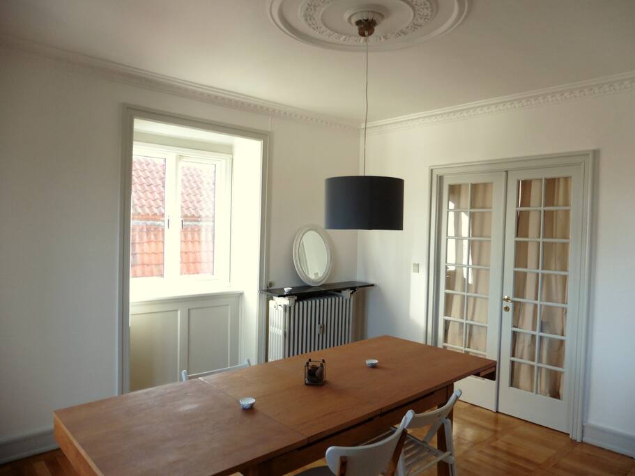 The dinning room
