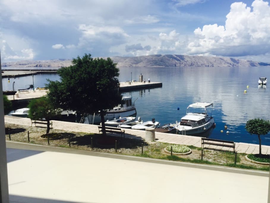 Sea view from the bedroom