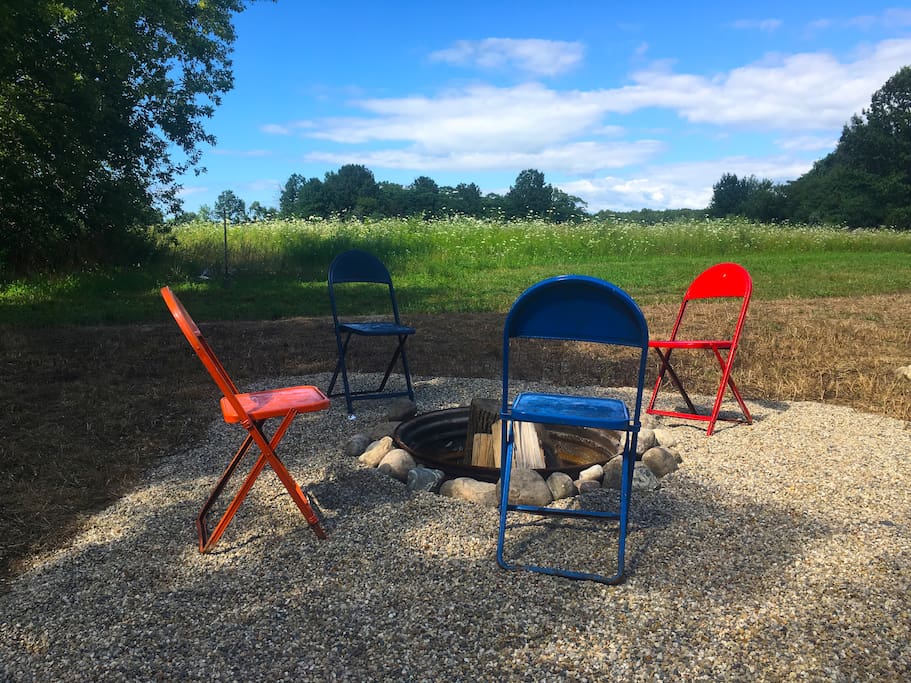 View from fire pit