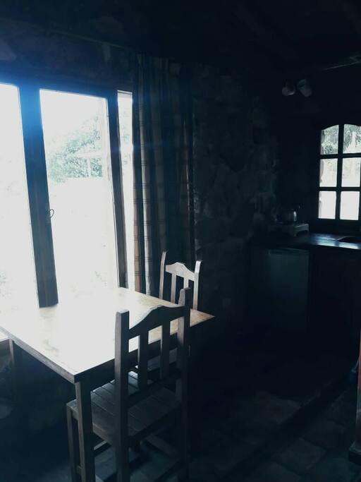 Cocina equipada.
