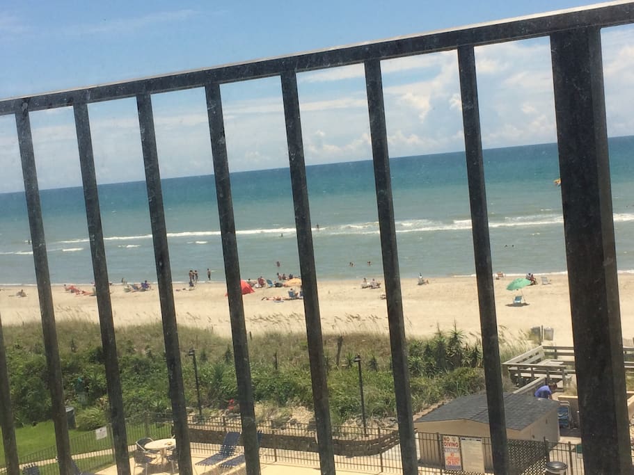 Summertime Saturday Beach View - From Bedroom #1