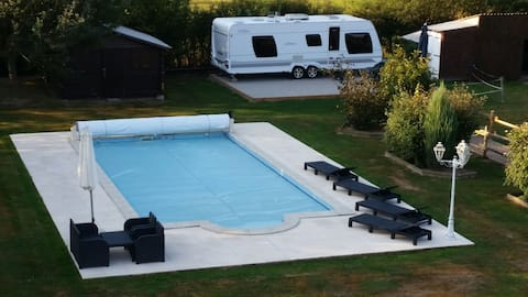 Popular Airbnb listing: caravane d'habitation in Paray Le Monial