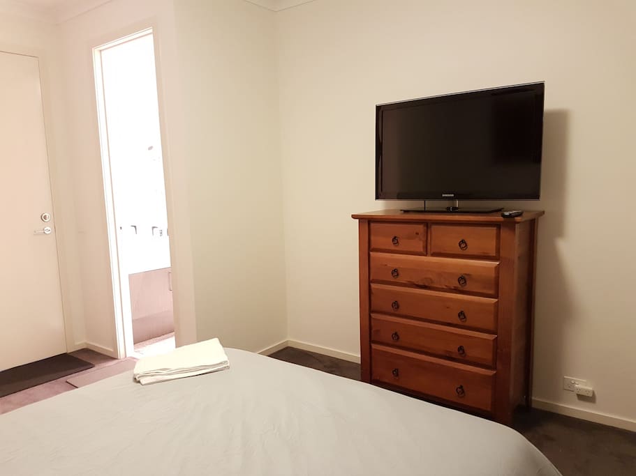 With 42 inch tv in the room
