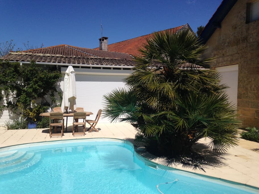 Terrasse et piscine sans vis-à-vis