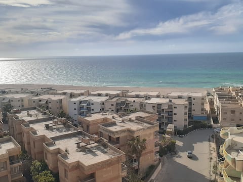 A distinctive apartment on the sea direct Alexandria sea ♥ view