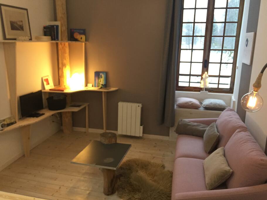Espace de vie (salon) côté gauche