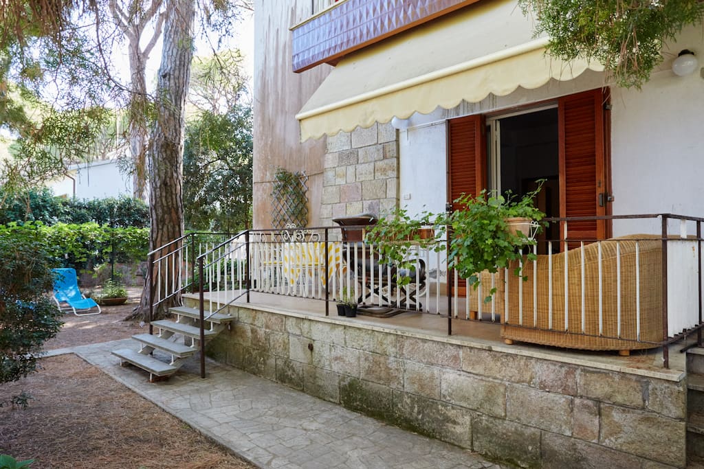 Veranda e giardino esclusivi