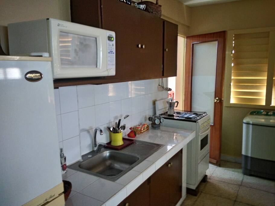 Cocina bien equipada