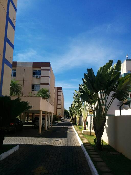 Vista da entrada em perspectiva