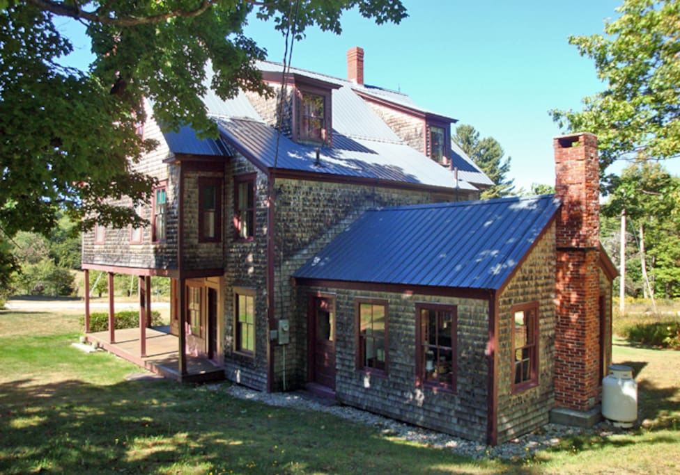 back of cottage