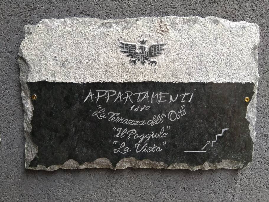 Le indicazioni di accesso agli appartamenti