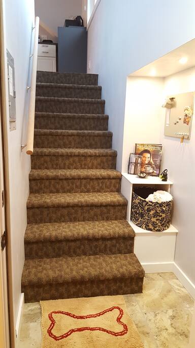 Entry into the loft.