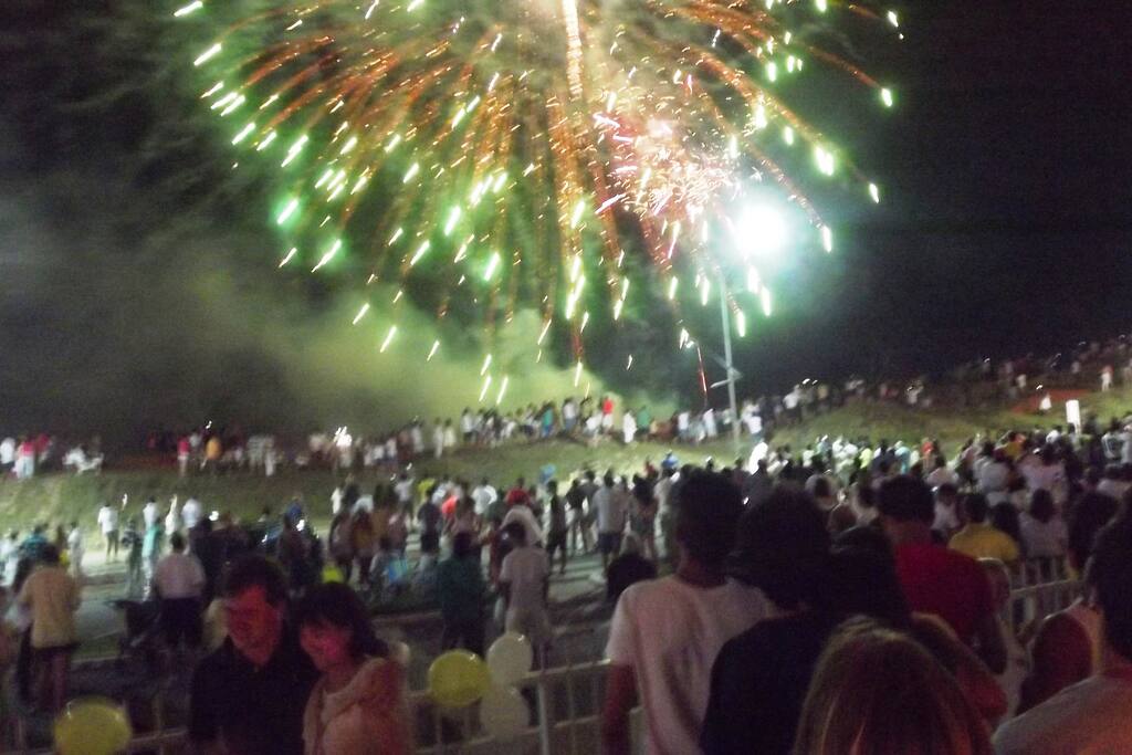 Provavelmente o local mais privilegiado para assistir ao famoso show de fogos de artifíco em Torres
