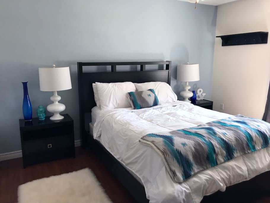 Master Bedroom 2018 - Master Bedroom with private full en suite bathroom attached. Queen size bed. New furnishings. Two nightstands/One closet.