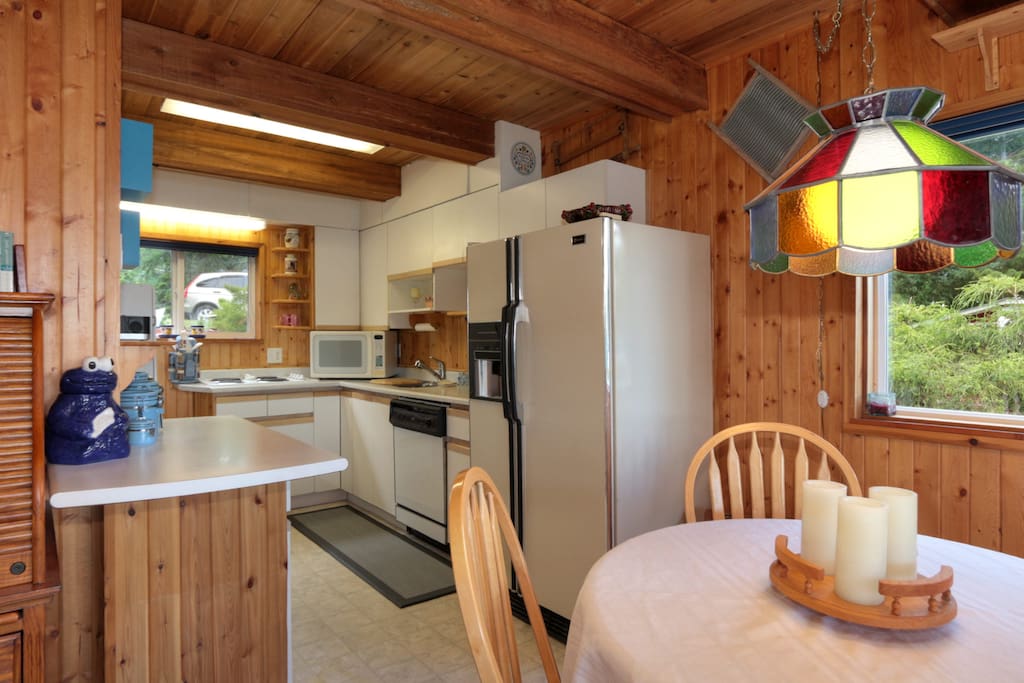 full kitchen with convection oven