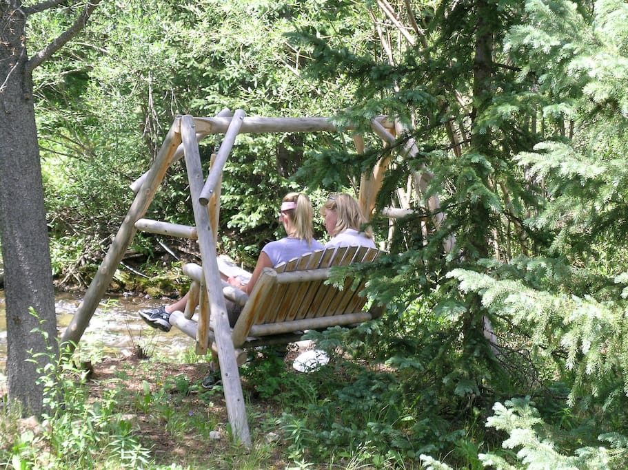 Relaxing by the river