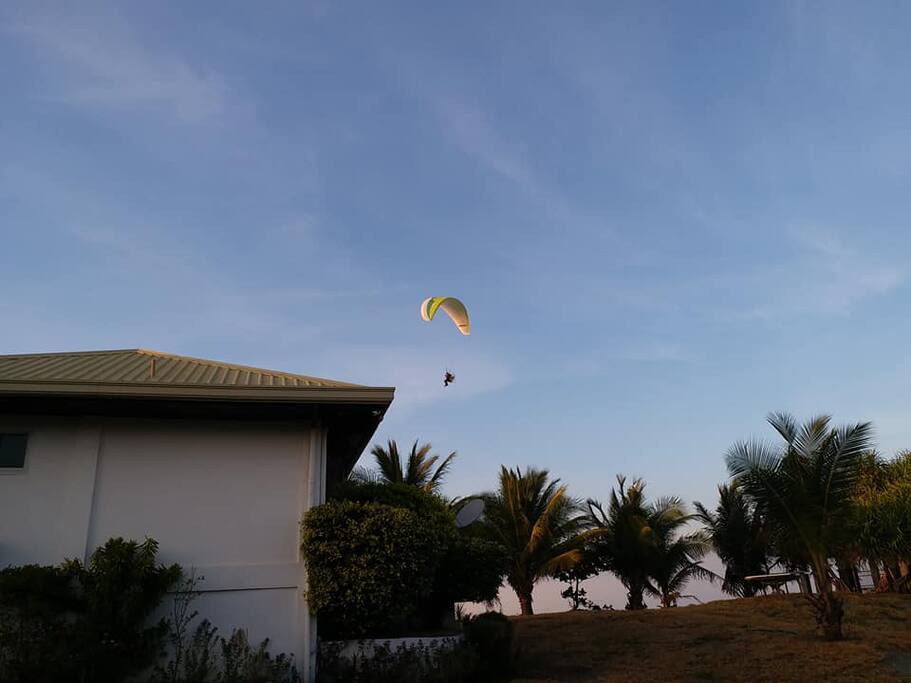 Some guests fly in
