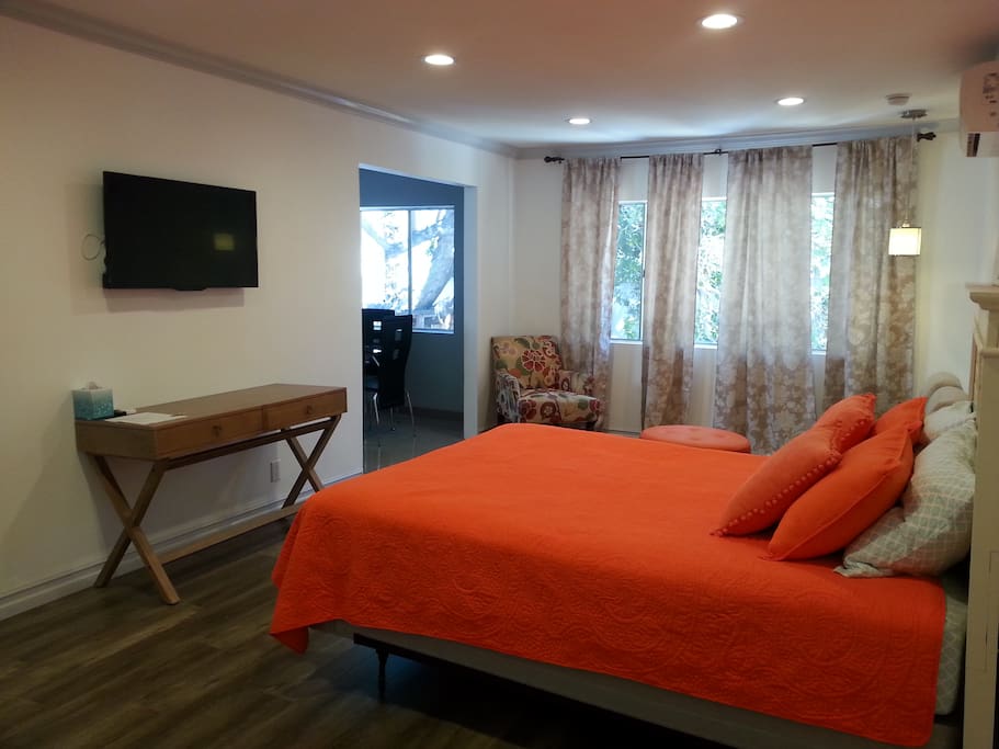 Living space with Smart Tv
