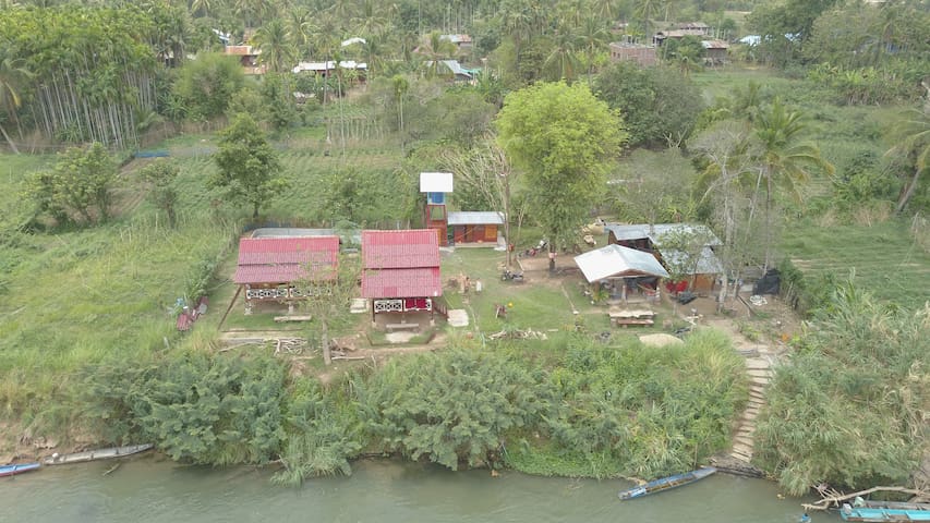 Island experience in a traditional village in Laos