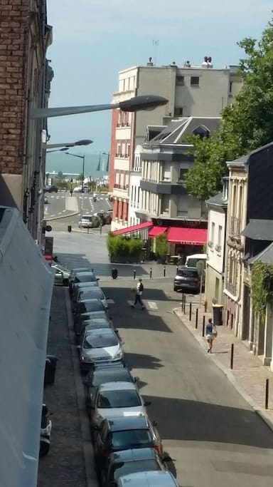 Vue sur la mer de jour