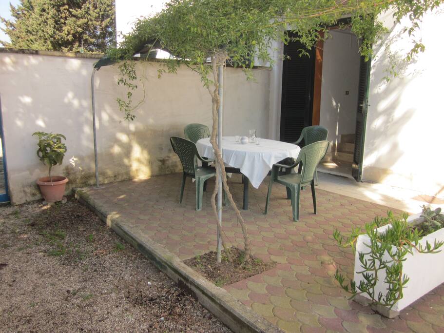 Verandina attrezzata