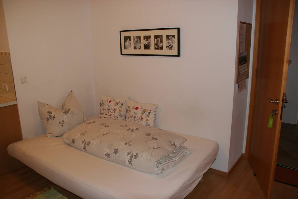 Schlafcouch im Wohnbereich