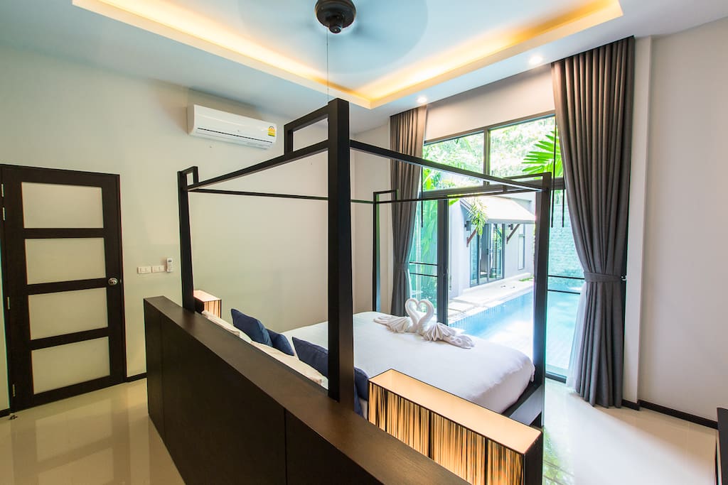 A luxury modern style, nice tropical garden and perfect for stay.
