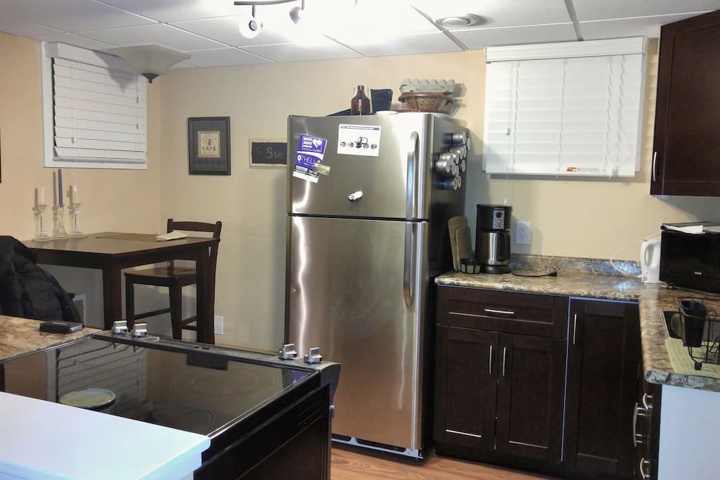Fully Equipped - See the spices on the side of the fridge?