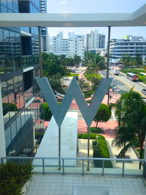 The W is in the heart of Miami Beach