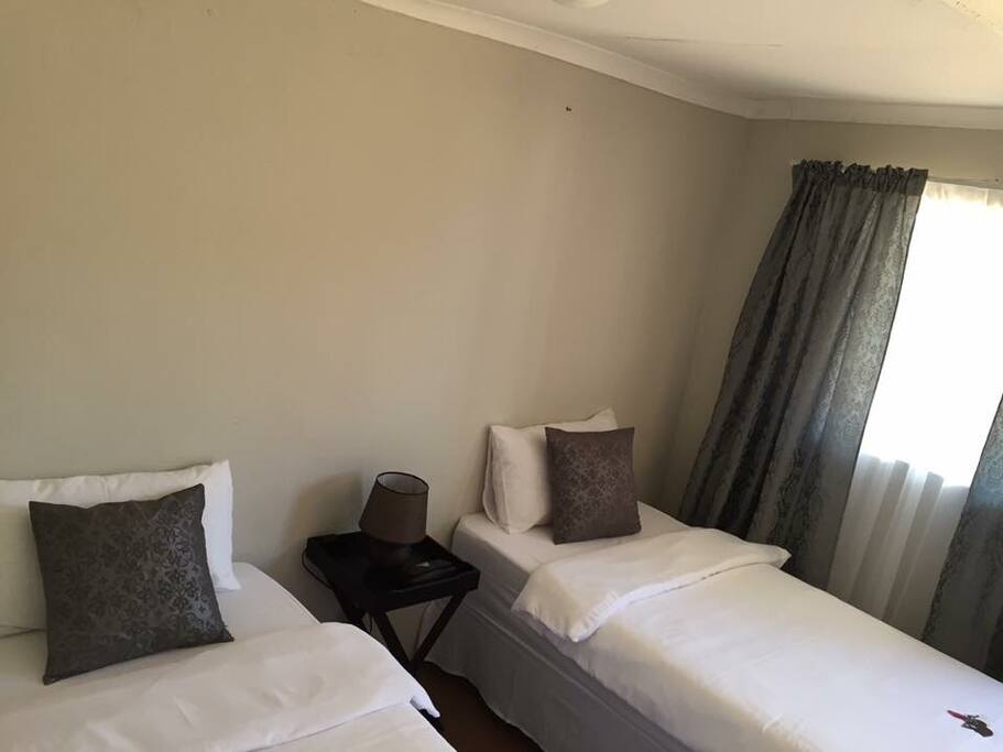 Clean white sheets!