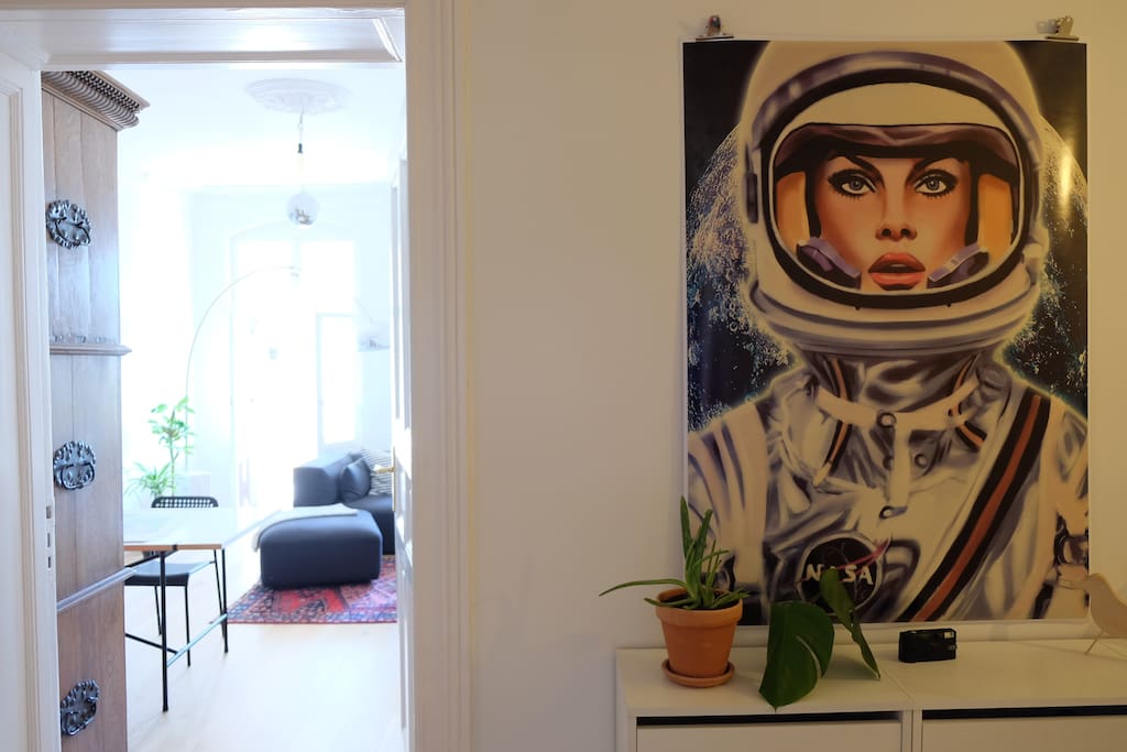 Blick ins Wohnzimmer
