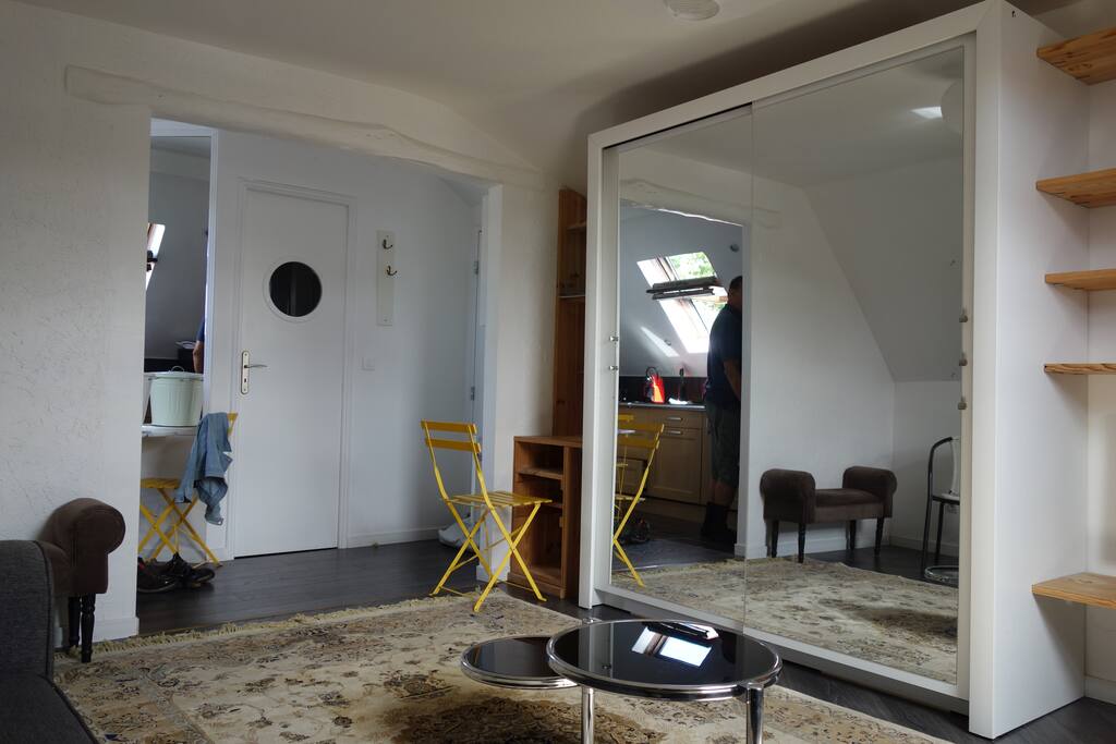 Grand placard miroir