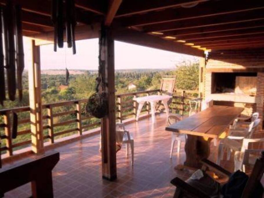 Terraza con vista panorámica