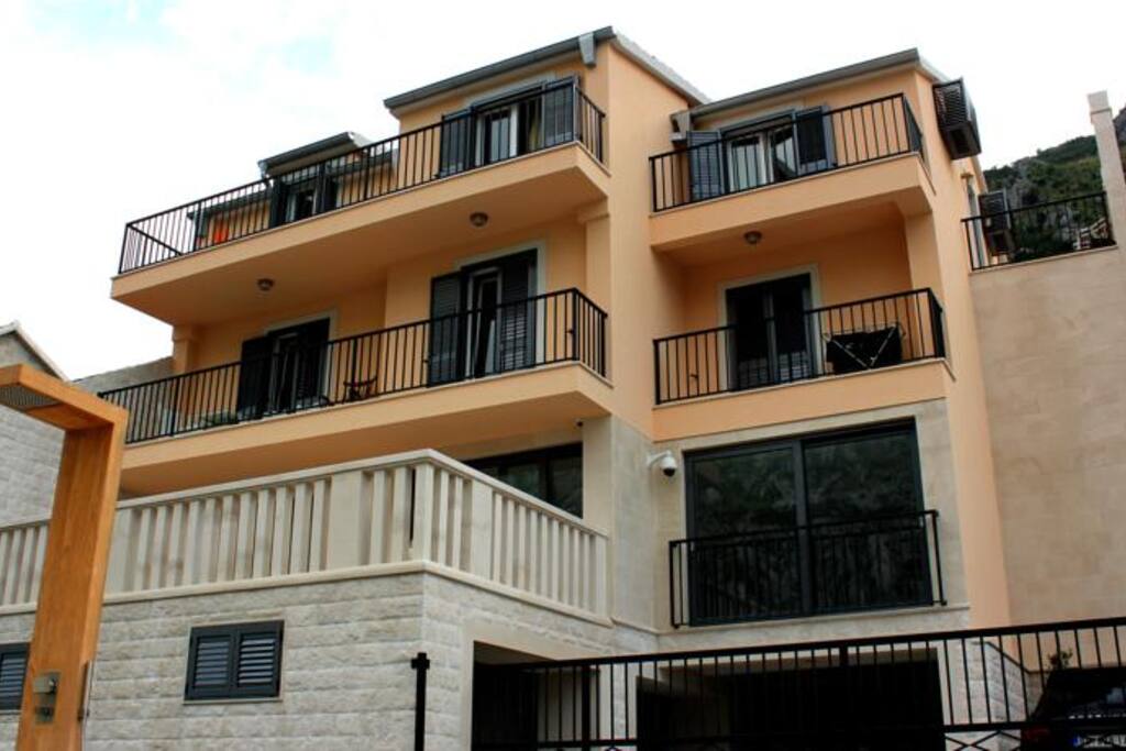 Studio apartment are also on top of the floor but on the other side