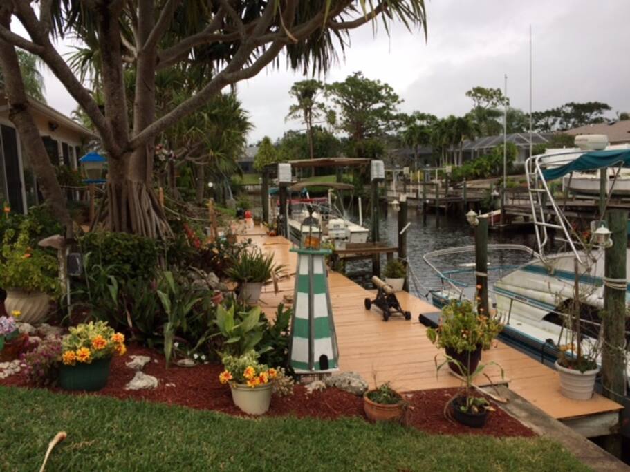 The dock and the canal
