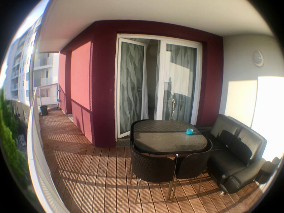 Sunny balcony