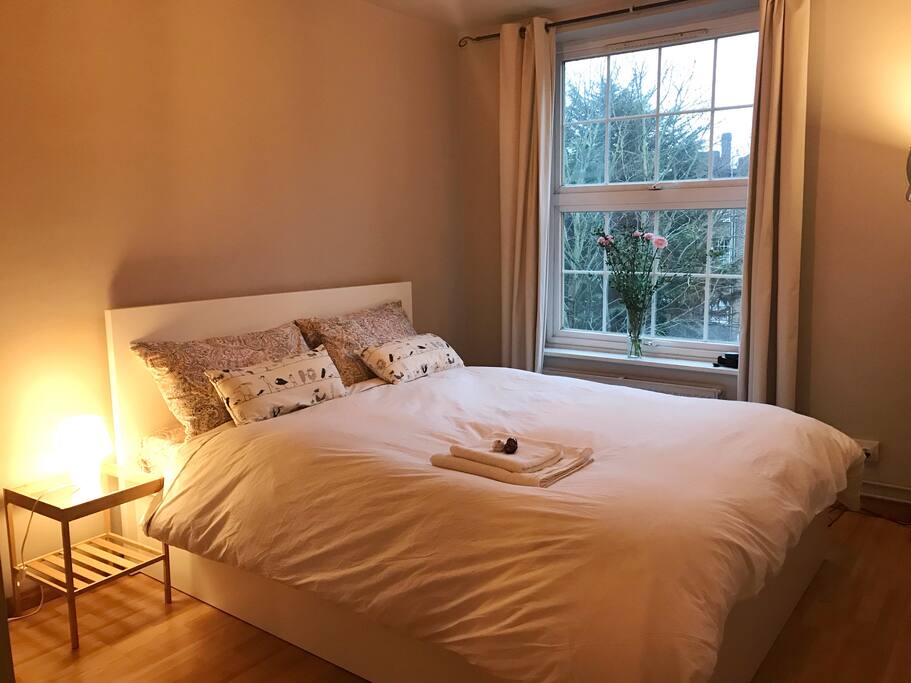 The room on a particularly grey London day.