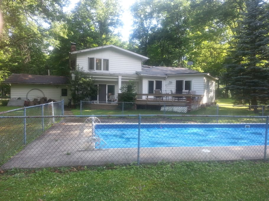 Use of in ground heated pool